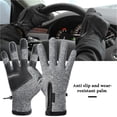 thumbnail image 2 of Sonducket Guantes de esquí a prueba de frío para invierno, guantes cálidos impermeables con pantalla táctil para ciclismo, guantes cálidos para guantes y mitones gris METRO Sonducket AP000441-05, 2 of 6
