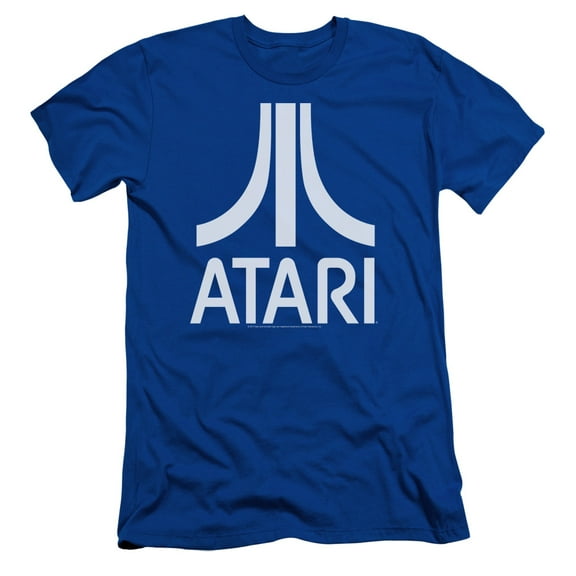 Atari Atari Logo S/S Adult 30/1 T-Shirt Royal Blue