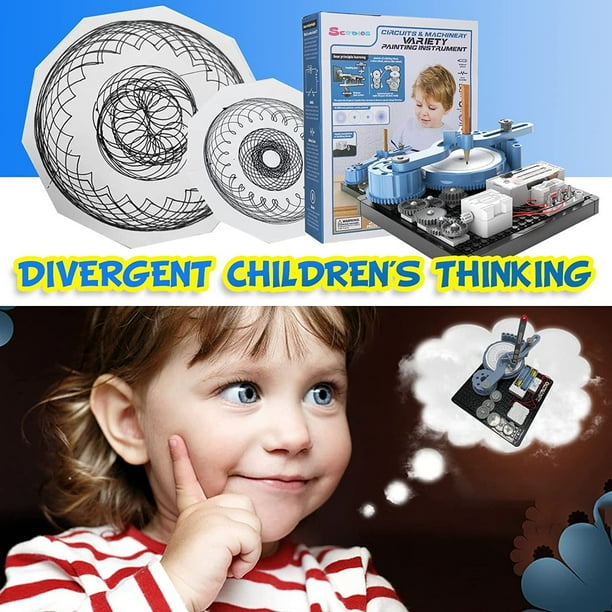 EIMELI STEM Toys Mechanical Painting Science Kit Exploration Kit for Circuit and Gear Principles Electronics Building Kit for Kids Ages 8 Educational Scientific Tools for 8 Years Old Ki Walmart