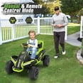 thumbnail image 5 of TOKTOO 24V 4WD Powered Ride on ATV Car for Big Kids, Ride on Toys for Boys Girls with 4 Wheels, 800W Powerful Motors, Remote Control, Shock Absorbers-Bright Green, 5 of 8