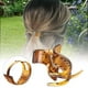 thumbnail image 5 of Pinza para el cabello francesa, accesorios para peinar el cabello, herramienta para trenzar el cabello de fijación fuerte, moda Marrón, 5 of 9