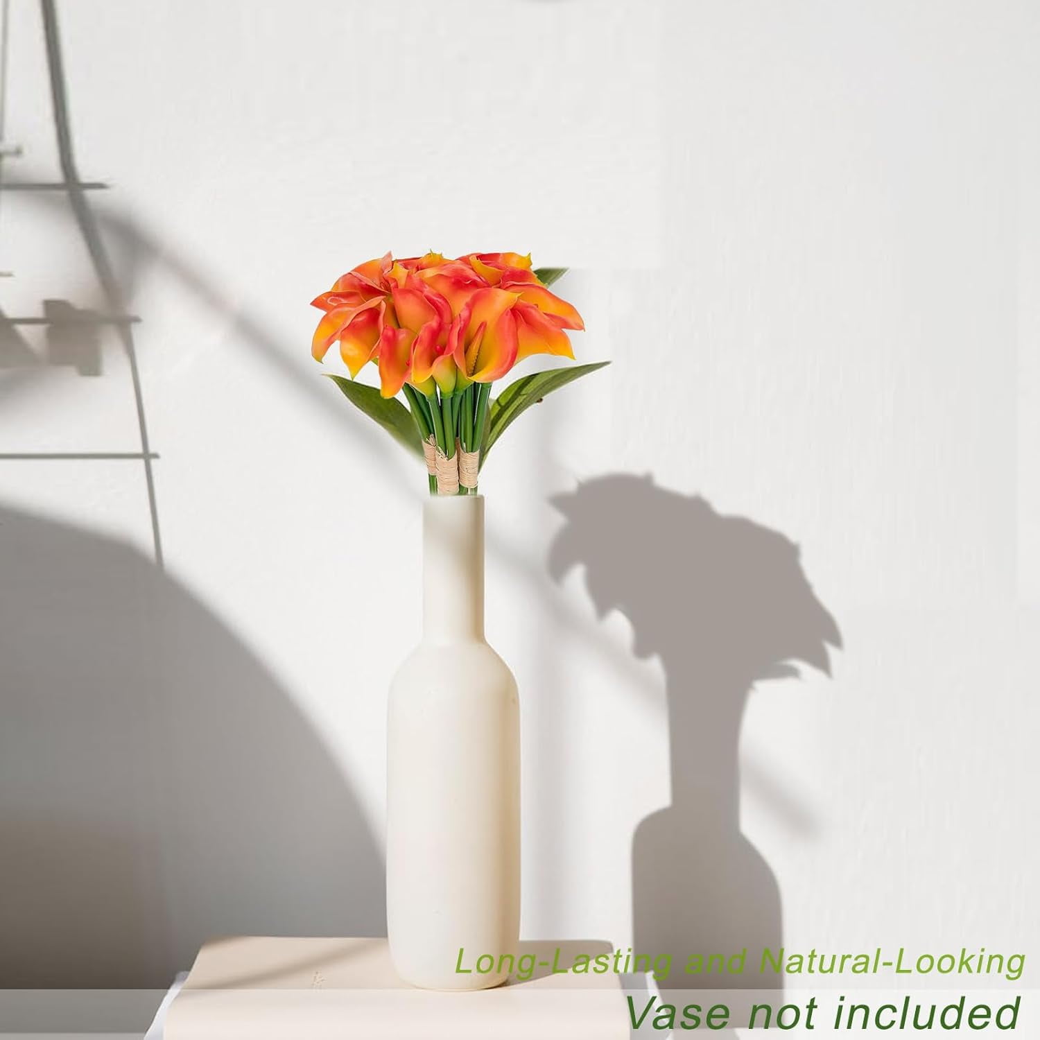 Artificial/Fake/Faux Flowers - Tulip Yellow 8PCS for Wedding, Home, Party, Restaurant