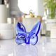 thumbnail image 2 of Figura de mariposa de cristal Kanpura, cristal azul, 7,8 cm, 2 of 9