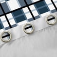 thumbnail image 4 of Manfei Abstract Checkered Curtains Pack of 2 (42x84 Each) for Boys Girls,Geometric Stripes Plaid Curtains Blackout,Retro Vintage Style Bedroom Curtains,Microfiber Bedroom Decor, 4 of 6