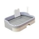 thumbnail image 5 of Inodoro para perros Bandeja de arena para mascotas Bandeja para orinal para cachorros Accesorios para mascotas Bandeja para orinal para perros Gris claro, 5 of 9