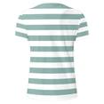 thumbnail image 5 of Men's Short Sleeved Crew Neck T Shirt Casual Top Loose Fit Athletic Running Gym Workout Tee Tops L Light Green Men's Short Sleeved T Shirt, 5 of 7