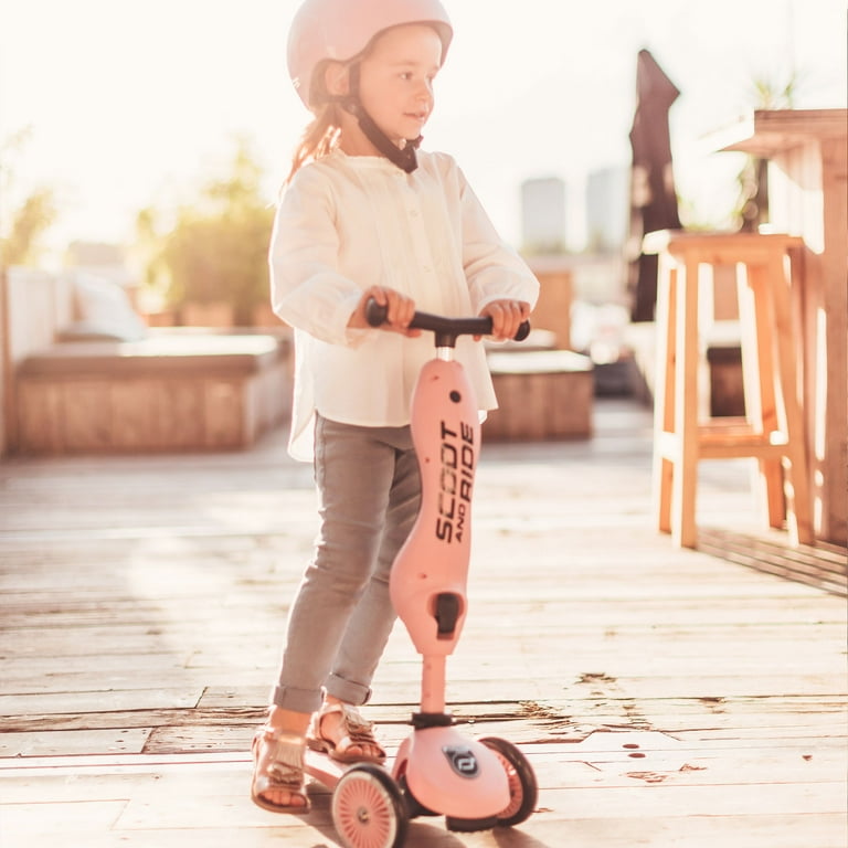 Open Box Scoot & Ride 2-in-1 Ride-On & Stand Kids Scooter, Ages 1