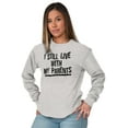 thumbnail image 3 of Still Live With My Parents Single Long Sleeve TShirt Men Women Brisco Brands X, 3 of 6
