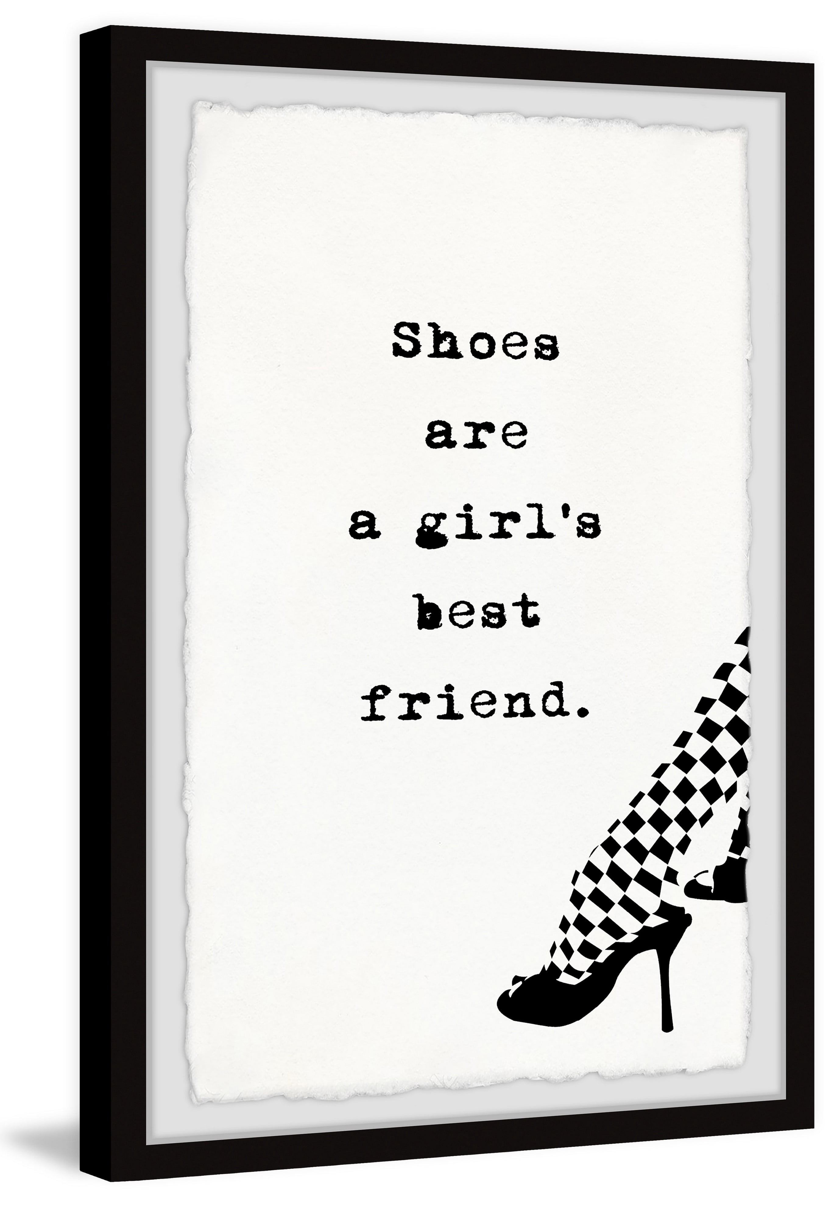 Marmont Hill Girl's Bestfriend Framed Wall Art