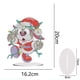 thumbnail image 2 of (SSM009) Adorno Conejito Navideño (Diamante Forma Especial Una Cara + Diamante Brillante), 2 of 9