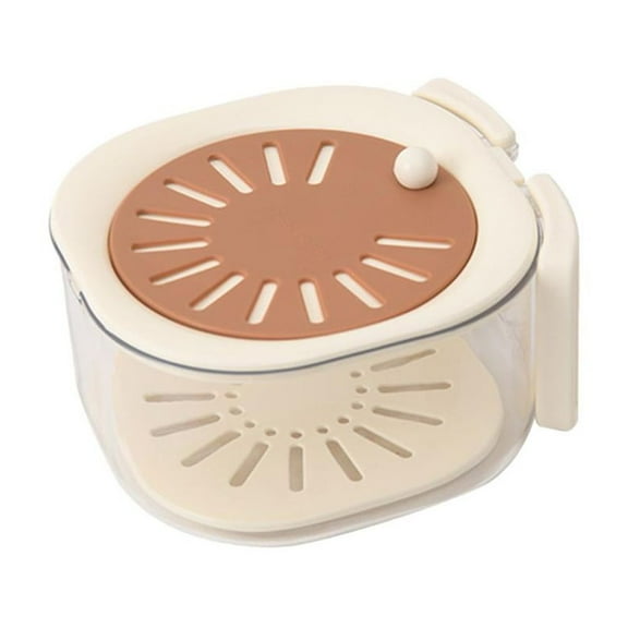 SharkTRUE 2024 New Multi-functional Fruit and Vegetable Washing Bowl With Strainer, 2-in-1 Draining And Preservation Basket, Fruit Washing Basket, Double-layer Drain Basket, Basket for Fruit Storage