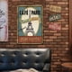 thumbnail image 3 of Placa Metal Vintage Francia Torre Eiffel Pintura Hierro Rectangular 20x30cm, 3 of 9