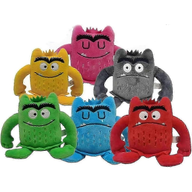 6-Piece "My Emotional Little Monster" Plush Toy Set