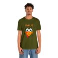 thumbnail image 5 of Smile Turkey Thanksgiving Streetwear Unisex Jersey Short Sleeve T-Shirt, 5 of 12