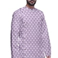 thumbnail image 3 of Atasi Printed Casual Asymmetric Kurta Set For Men Designer Long Kurta For Boys, 3 of 3
