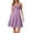 D-Purple, variant on Women Dresses Round Neck Sleeveless Ladies' Summer Stage Performance Dress Strap Dress Slim And A Line Dress. Trend Streetwear Blue S