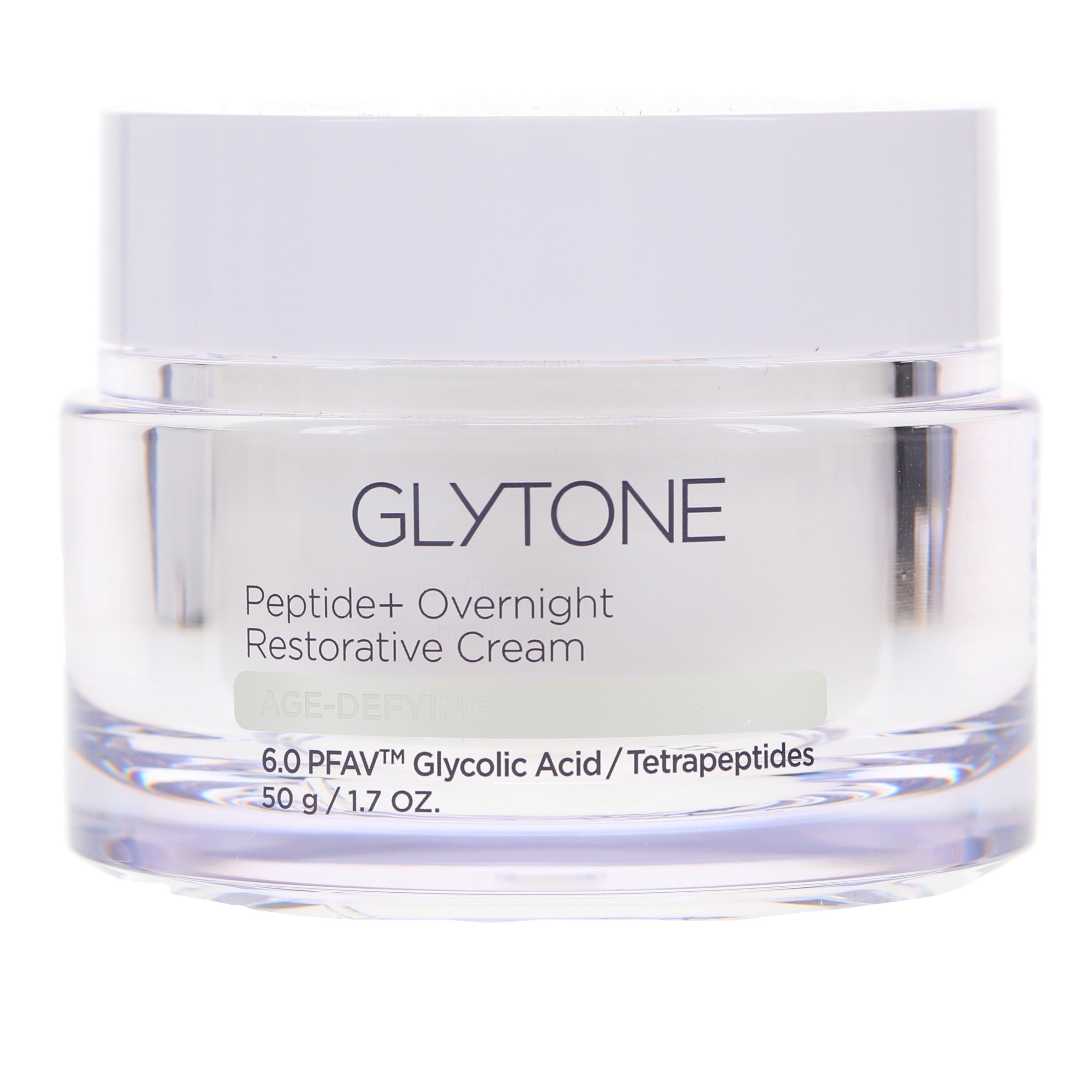 Glytone Age-Defying Peptide+ Overnight Restorative Cream 1.7 oz