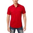thumbnail image 1 of Camisa con Botones en contraste I-N-C para hombre rojo mediano, 1 of 1