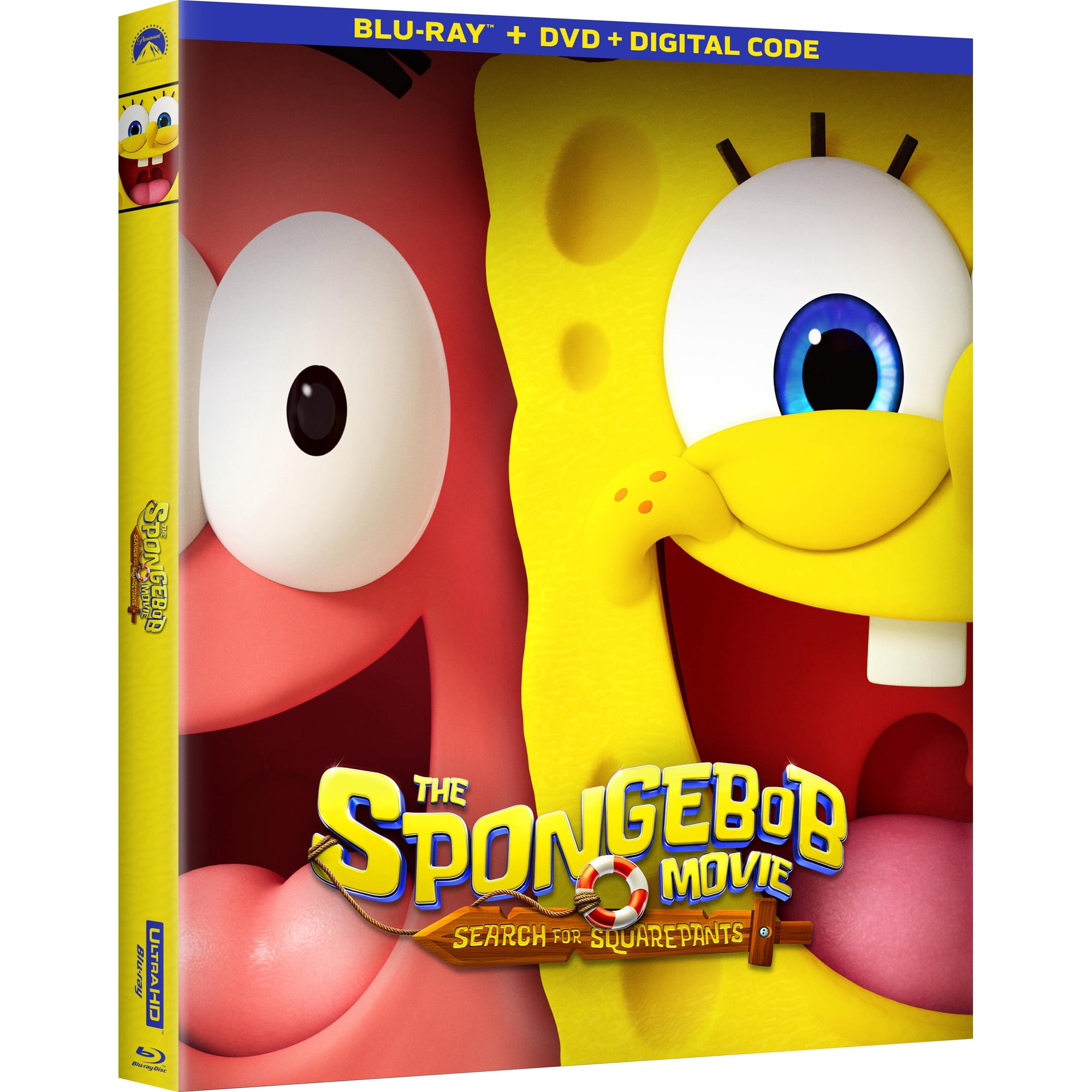 Spongebob Movie: Search For Squarepants (Blu-ray + DVD + Digital Copy) Paramount, Animated