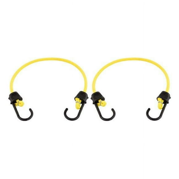 Keeper 8865172 Cordon Élastique Jaune&44; 24 x 0.315 Po - Pack de 2