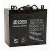 UPG UB12550 12V 55Ah AGM 22NF +L Battery for Mobility Power Chair Scooter Wheelchair Pride Jazzy Quickie Zippie Deep Cycle Marine RV Camper Min Kota Trolling Motor Solar Wind Backup
