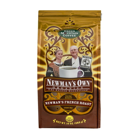Newman's Own Organic Dark French Roast Ground Coffee, 10