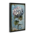 thumbnail image 4 of Stupell Industries Hydrangea on Distressed Plants & Flowers Painting Black Floater Framed Canvas Art Print Wall Art, 21 x 31, 4 of 10