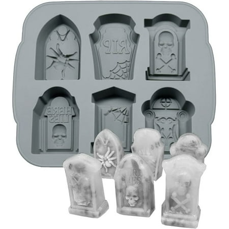 

BESTHUA Halloween Gravestone Silicone Mold Tombstone Cake Fondant Mould