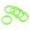 Green, variant on Key Caps Covers Rings, 5 Pack 1.2" Keys Identifiers Covers Coding Tags Marker Round Silicone Sleeve for Office House Apartment, Black