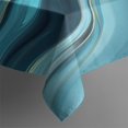 thumbnail image 3 of Blue Gold Marble Pattern Rectangle Tablecloth 60"x84",Waterproof Polyester Rectangle Table Cloth, Wipeable Spillproof Polyester Tablecloth for Dining, Camping, Indoor and Outdoor, 3 of 5