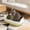 Green_Base#34193, variant on High Sided Cat Litter Box with Splash Guard and Litter Scoop, Semi-Enclosed Open Top Kitty Litter Pan for Kittens and Small Cats, Easy Clean Plastic Basin with Litter Pedal