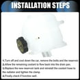 thumbnail image 6 of Coolant Reservoir Water Expansion Tank No.95992466 for Chevrolet Beat 2018-2019 White1 Set, 6 of 6