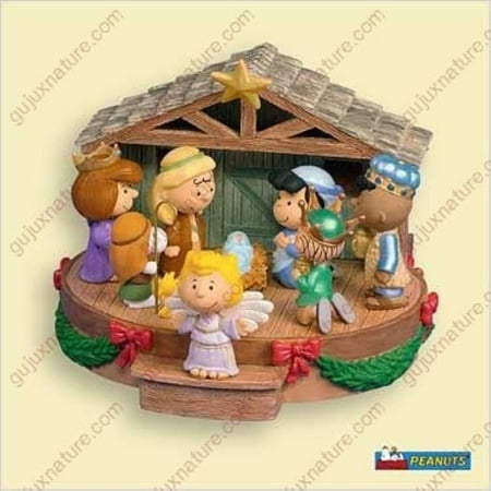 Charlie Brown Christmas Ornaments Hallmark hallmark that's what christmas is about, charlie brown ornament with sound - the peanuts gang ()