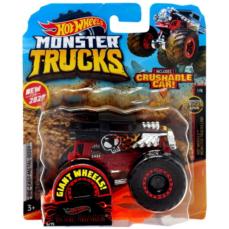 Hot Wheels Monster Trucks Bone Shaker Die-Cast Car (New for 2020)