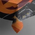 thumbnail image 4 of Halloween Black Cats and Pumpkins Pattern Rectangle Tablecloth 60"x102",Waterproof Polyester Rectangle Table Cloth, Wipeable Spillproof Polyester Tablecloth for Dining, Camping, Indoor and Outdoor, 4 of 6