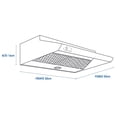 thumbnail image 2 of SANAIRE CN50NM Campana de Pared, Cn 50cm Negro Mate, 2 of 4