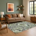 thumbnail image 7 of Addison Rugs Mayfield Premium Machine Washable Traditional Global Aloe Rectangle Rug, 10' x 14', 7 of 7