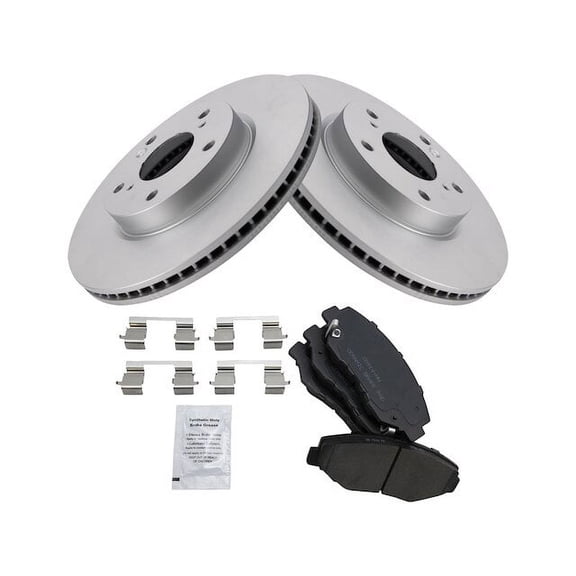 Front Brake Pad and Rotor Kit - Compatible with 2016 - 2018 Honda Civic 2017