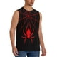 thumbnail image 2 of Fotbe Red Spider Men's Camiseta sin Mangas Estampada para Hombres, Playera Casual para Gimnasio, Entrenamiento, Playa-Large, 2 of 7