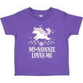 thumbnail image 3 of Inktastic Nonnie Loves Me Granddaughter Unicorn Girls Toddler T-Shirt, 3 of 5