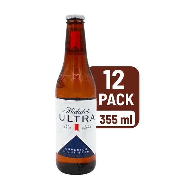 Pack De 12 Cerveza Michelob Ultra Botella 355Ml Nr
