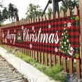 thumbnail image 1 of facefd Christmas Streamer Hanging Background Ornament Polyester Decorative Banner, SDHF-GZ03, 1 of 7