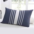 thumbnail image 5 of Vintage Striped Throw Pillow Cover 24 x 36 Inch Decorative Pillow Cover Midnight Blue Modern Simple Lines Lumbar Pillowcase Seasonal Rectangle Cushion Case for Couch Sofa Bed Living Room, 5 of 7