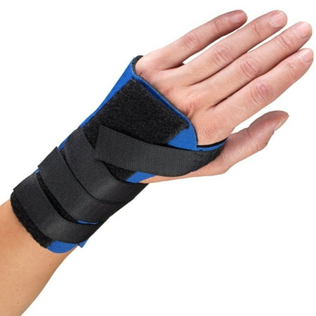 OTC Neoprene Cock-Up Wrist Sprint, Left Hand, Black, X-Small