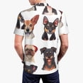 thumbnail image 6 of Cauagu Happy Dog Faces Collage Print Men's Polo Shirts, Short-Sleeve Polo Shirts for Men Performance Golf Shirt Athletic Casual Collared T-Shirt-Medium, 6 of 8