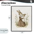 thumbnail image 4 of Stupell Industries Cottage A Mother's Love Rabbits Black Framed Giclee Art, 11 x 14, by Arlington Prints, 4 of 8