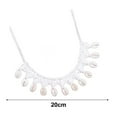 thumbnail image 5 of rygai Natural Shell Necklace Ultralight All-Match Easy-wearing Handmade Crochet Shell Choker Collar Women Jewelry Accessories,Pink, 5 of 7