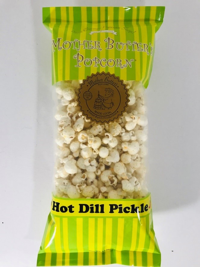 Case of Mother Butter's Hot Dill Pickle Popcorn