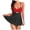 Red, variant on QHFBli Women One Piece Swimsuit Cutout One PC Skirt Swimsuit V Neck Wrap Tie Back Swimdress Bathing Suits