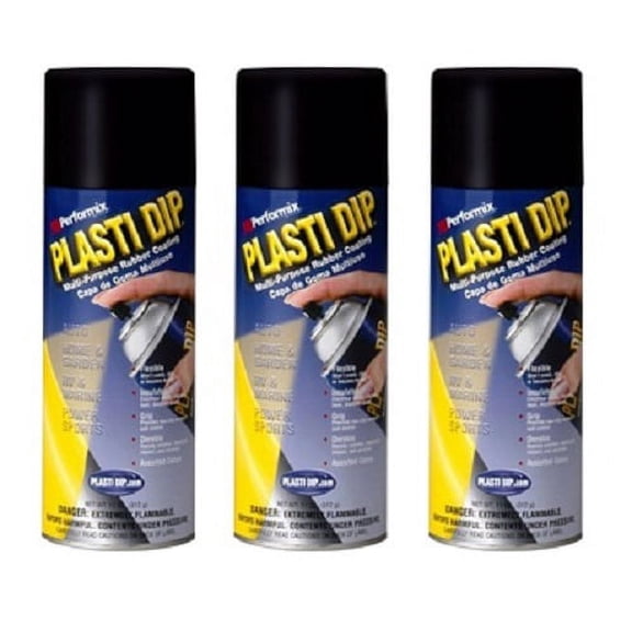 Performix Plasti Dip 11203 Black Rubber Dip 3 PACK